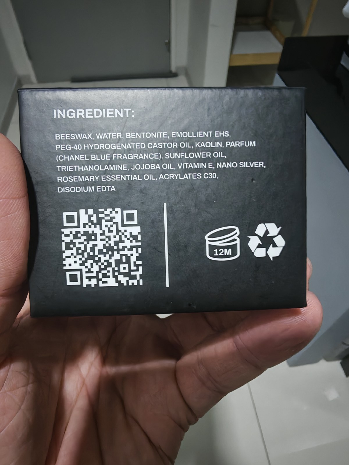 Ingredients Label